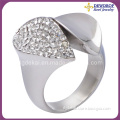 Fashion Jewelry Stainless Steel Ring Crystal Ring for Women Wedding (SSR2510)